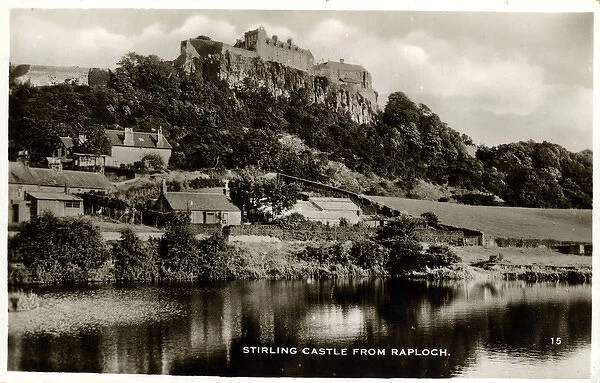 Stirling Castle from Raploch, Stirling, Stirlingshire