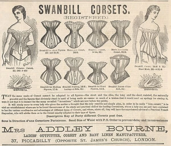 Swanbill Corsets 1879