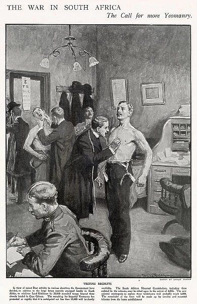 Testing Recruits for Boer War 1901