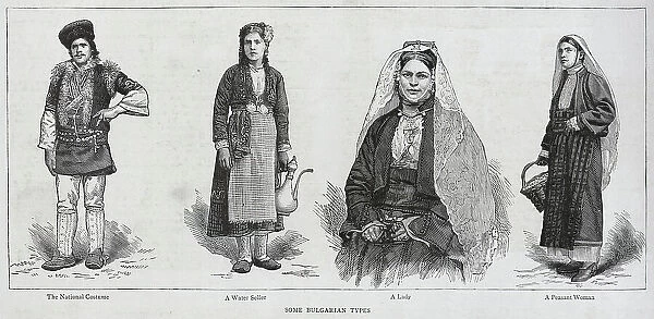 Typical Bulgarian Outfits, 1885