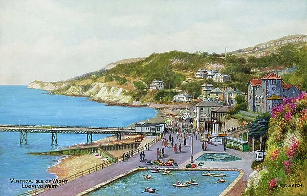 Ventnor, Isle of Wight, looking west