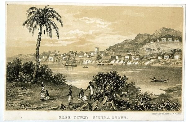 View of Freetown, Sierra Leone, West Africa
