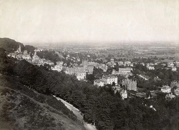 View of Malvern from the Worcestershire Beacon