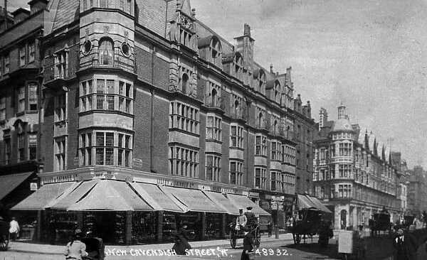 View of New Cavendish Street, London W1