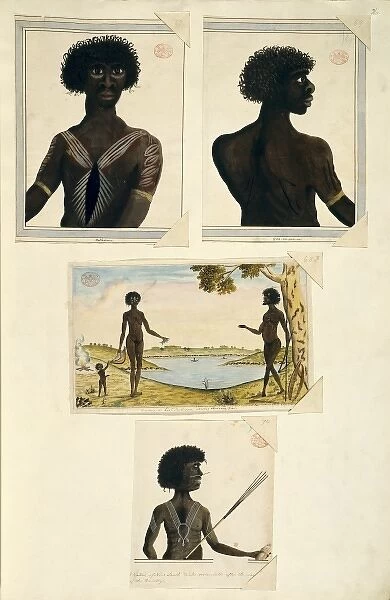 Watling Collection 58-61: Natives of New South Wales, Austra