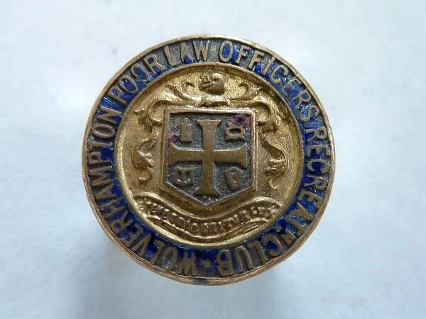 Wolverhampton Poor Law Officers Recreation Club Badge