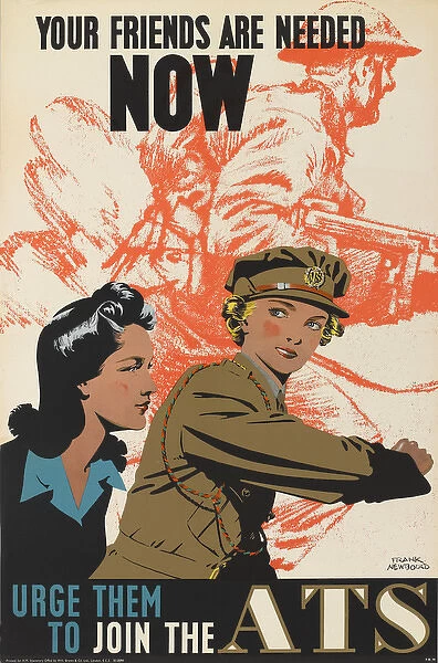 WW2 Poster -- Your Friends Are Needed Now