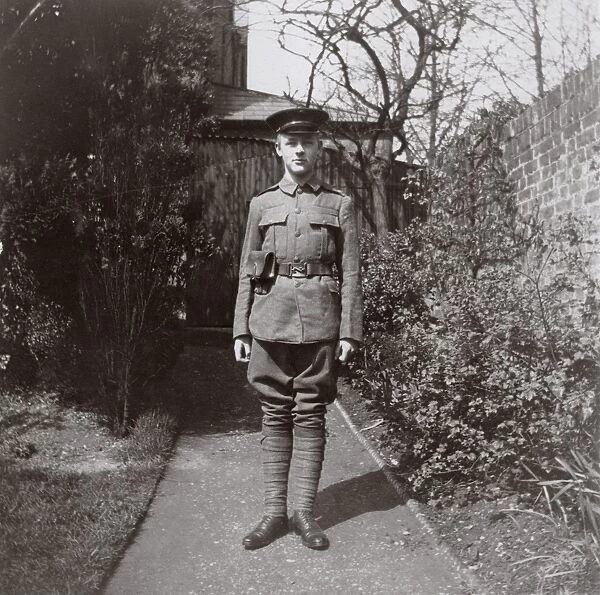 Young man from Marlborough College in OTC uniform