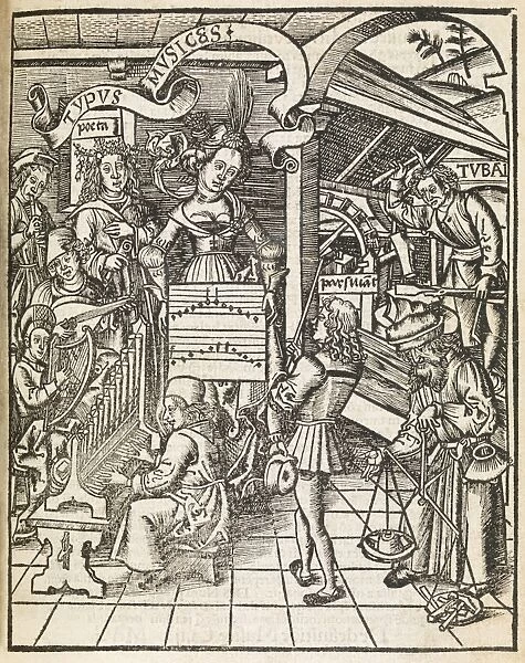 Allegory of music, 16th century C017  /  6990