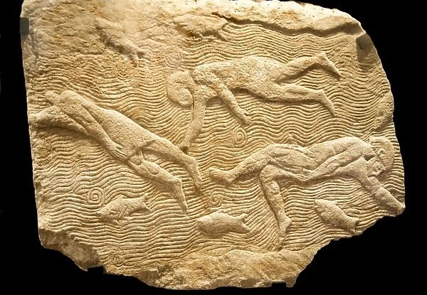 Corpses, 7th century BC Assyrian carving