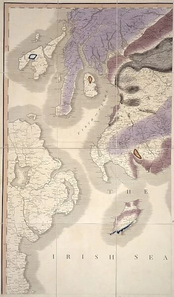 First geological map of Britain, 1815 C016  /  5680