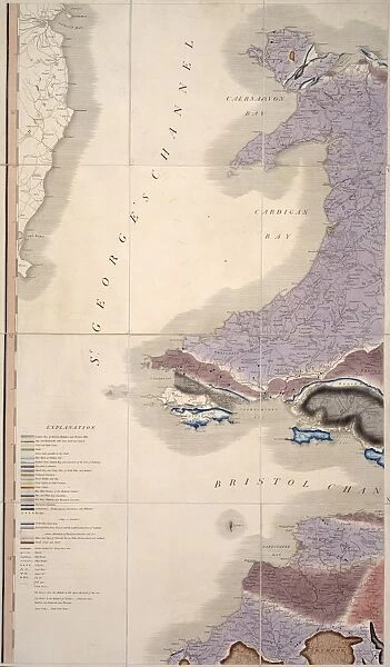 First geological map of Britain, 1815 C016  /  5682