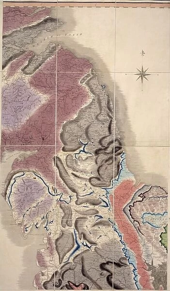 First geological map of Britain, 1815 C016  /  5683