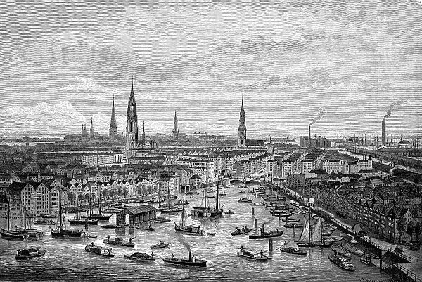 Kehrwieder, Hamburg, 19th Century Germany C018  /  7063