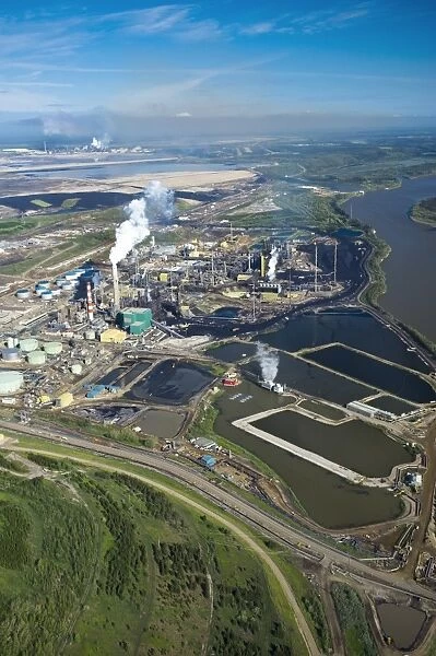 Oil processing plant, Athabasca Oil Sands