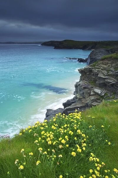 Mother Iveys Bay, Padstow, Cornwall, England, United Kingdom, Europe
