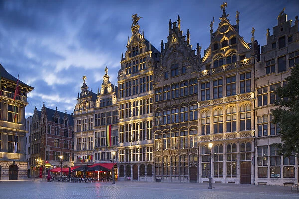 Guild house in Main Market Square, Antwerp, Flanders, Belgium
