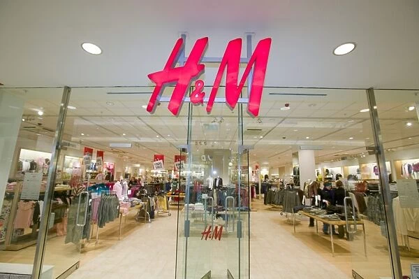An H and M shop in the Lanes Shopping centre in Carlisle UK