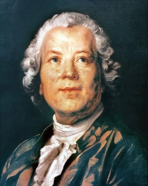 CHRISTOPH WILLIBALD GLUCK (1714-1787). German composer. Detail of a painting by Joseph Siffred Duplessis