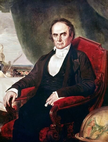 DANIEL WEBSTER (1782-1852). American lawyer and statesman. Oil on canvas, 1846