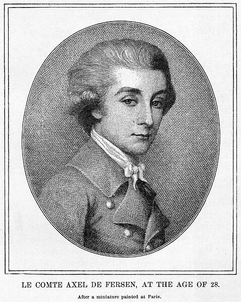 HANS AXEL VON FERSON (1755-1810). Swedish Count, diplomat and statesman