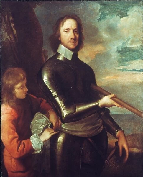 OLIVER CROMWELL (1599-1658). English soldier and statesman. Oil on canvas, c1649