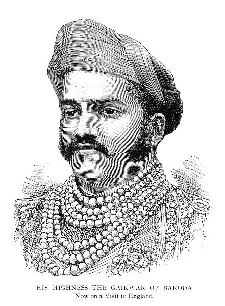 SAYAJIRAO GAEKWAD III (1863-1939). Maharaja of Baroda, India, 1875-1939