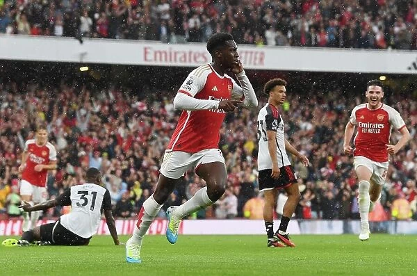 Arsenal's Nketiah Scores Second Goal: Arsenal Tops Fulham (2023-24)