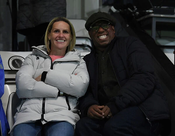 Ian Wright and Kelly Smith Reunite at Arsenal WFC: A Special Moment at Arsenal Women vs Brighton & Hove Albion WFC