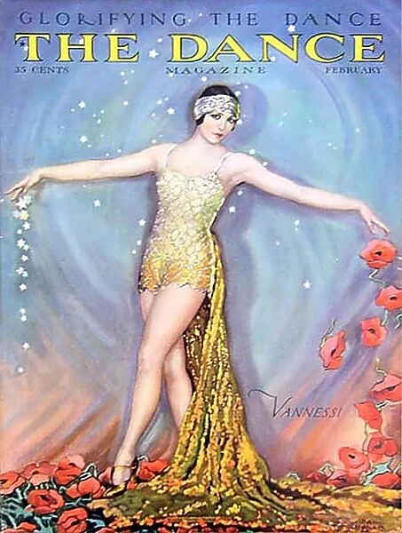 The Dance 1928 1920s USA Vannessi magazines flowers maws