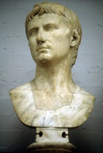 Augustus Caesar - Gaius Julius Caesar Octavianus (63 BC-14 AD), first Roman Emperor from 27 BC