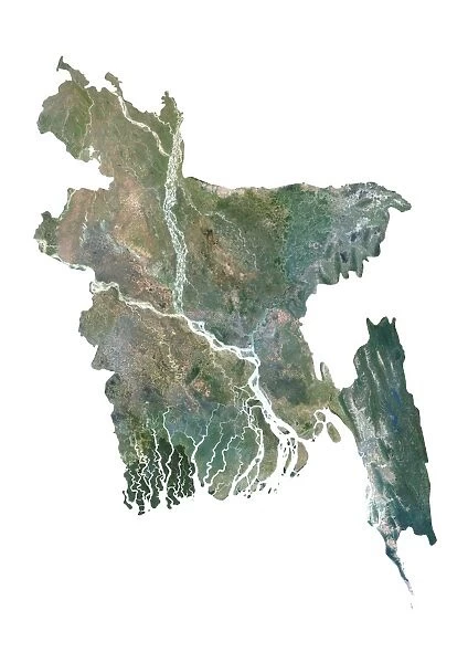 Bangladesh, Satellite Image