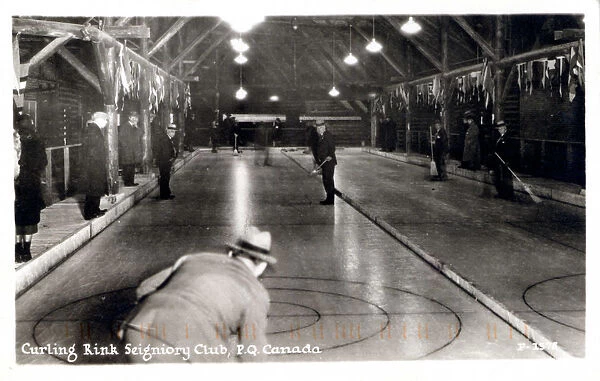 Curling Rink Seigniory Club, P. Q. Canada
