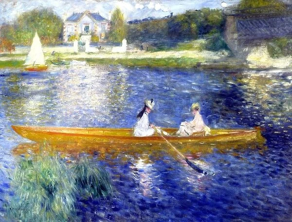 La Yole (The Skiff), 1875. Oil on canvas. Pierre-Auguste Renoir (1841-1919) French painter
