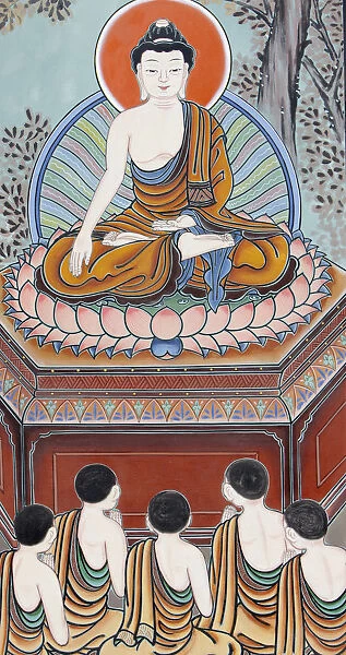 Life of Buddha. As a Buddha, an awakened one, he returned to teach his five fellow