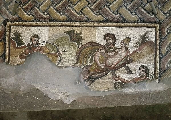 Mosaic representing Hercules and Nessus, From Villa of Hermes