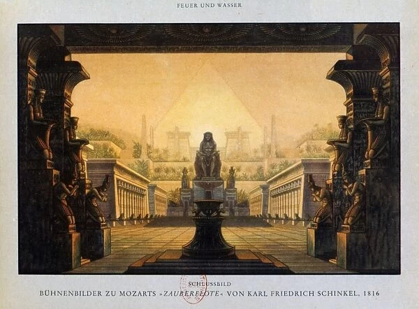 Mozart (Die Zauberflote - The Magic Flute) Temple of Isis and Osiris where Sarastro High Priest