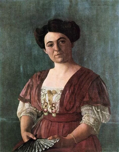 Portrait of Madame Hasen 1908. Oil on canvas. Felix Edouard Vallotton (1865-1925) Swiss painter