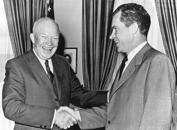 President Eisenhower And Nixon
