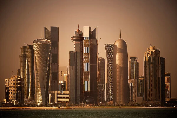 Qatar, Doha, skyline