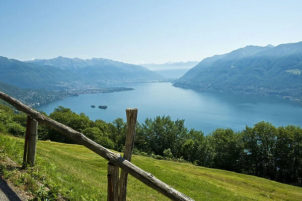 Switzerland, Canton Ticino, Brissago, landscape