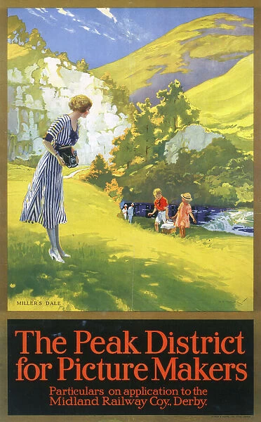 The Peak District for Picture Makers, MR poster, 1930s