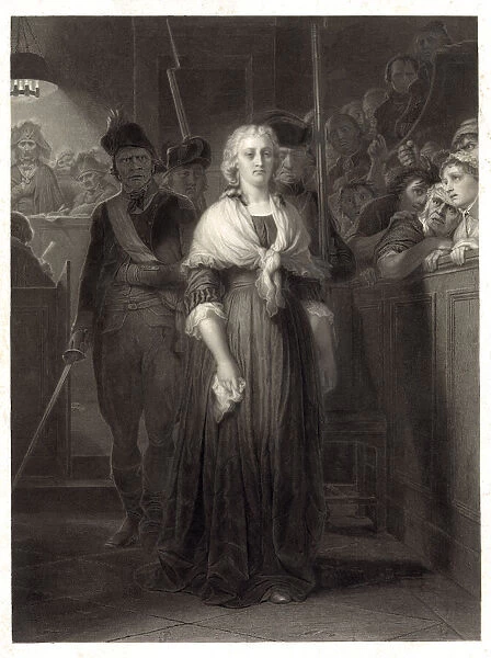 Portrait of Marie Antoinette at Her Trial, October 1793