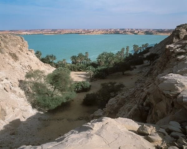 Yoa Lake, Ounianga Kebir, Tibesti-Ennedi, Sahara Desert, Chad