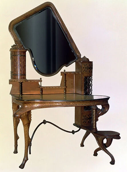 102-0028601 Dressing Table designed by Antonio Gaudi (1852-1926), Spanish
