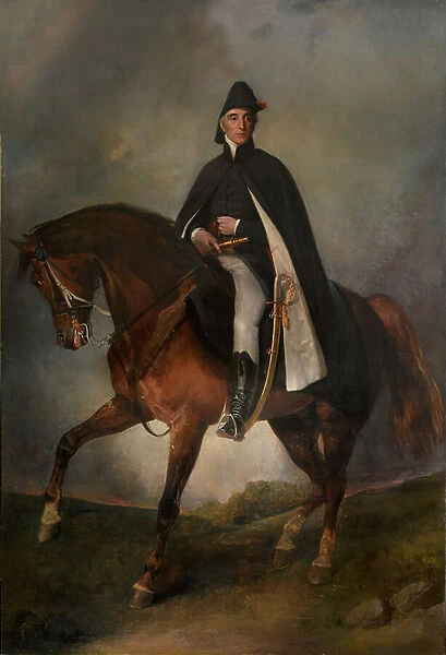 1st Duke of Wellington on Copenhagen (oil on canvas)