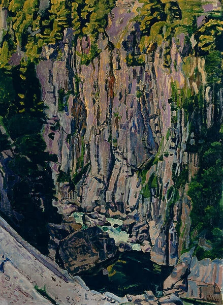 Aareschlucht, 1907 (oil on canvas)