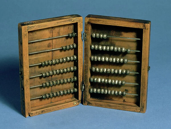 Abacus, Bead Calculator, probably 16th century (wood and wire)