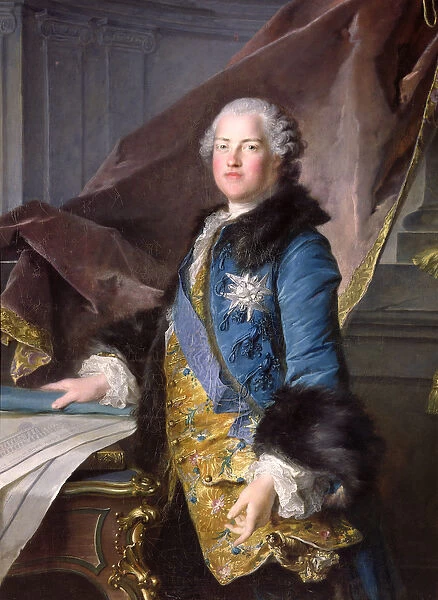 Abel Francois Poisson (1727-81) Marquis de Marigny, 1755 (oil on canvas)