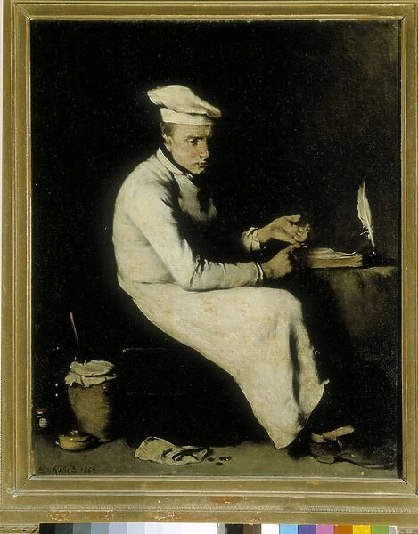 The accountant cook, 1862 (oil on canvas)